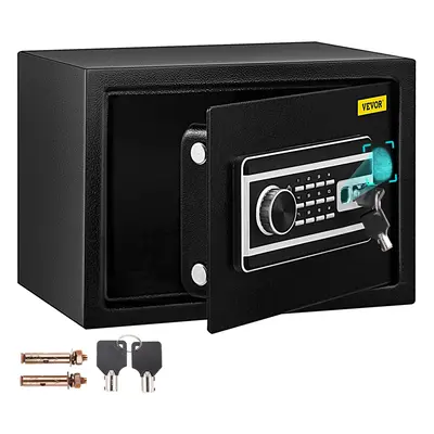 VEVOR Safe Box 0.8 CU.FT Fingerprint Safe Box for Money w/ Keys & D