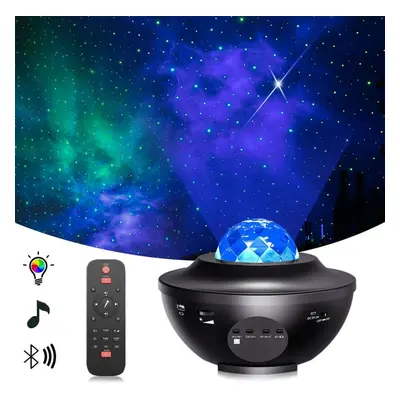 LED Starry Sky Projector Night Light Bluetooth Music Speaker Galaxy Lamp