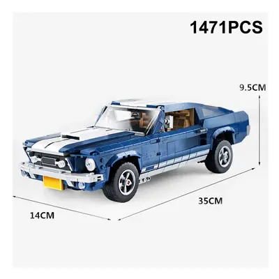 1471PCS Ford Mustang GT Muscle Car Building Blocks Classic Sports