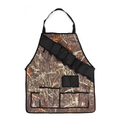 (camouflage) Outdoor BBQ Barbecue Cooking Waterproof Aprons With Beer Can Opener Belt Camping Pi