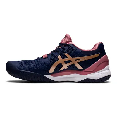 ASICS Women's Gel-Resolution Tennis Shoes Peacoat/Rose Gold