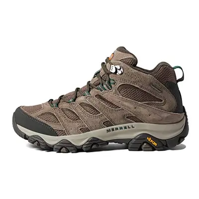 Merrell Mens Moab Mid Waterproof Hiking Boot Boulder Wide