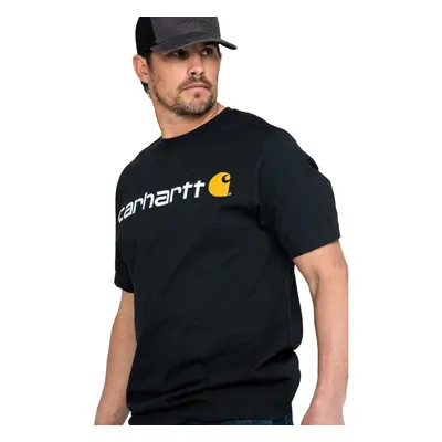 Carhartt Men's Loose Fit Heavyweight Short-Sleeve Logo Graphic T-Shirt