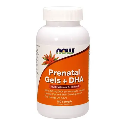 NOW Foods Prenatal Gels + DHA, Softgels