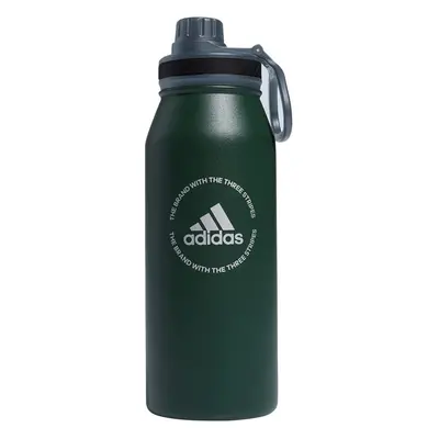 adidas Unisex Liter oz Metal Water Bottle Green OxideOnix GreySilver Metallic One Size