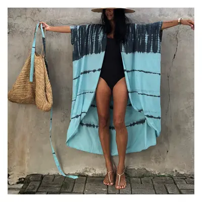 Patchwork Beach Wear Cardigan Cover Ups for Swimwear Beach Outfits for Women Bikini Cover Up Boh