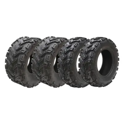 22x7.00-11 & 22x10.00-9 ATV Quad Tyres 6ply Wanda P3128 Road Legal (Set of &2