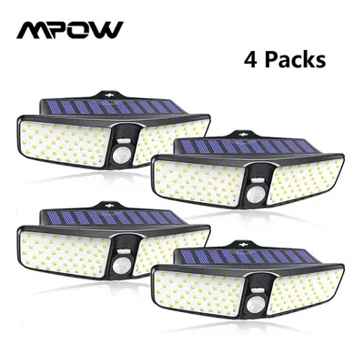 Mpow Wireless Solar Lamp Upgraded LED Solar Lights Motion Sensor Wall Light IP65 Waterproof