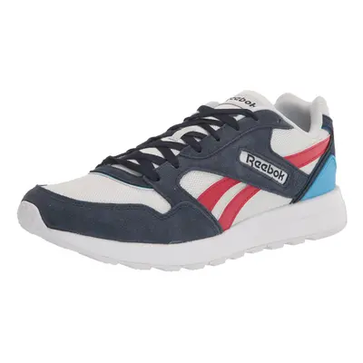 Reebok Unisex GL1000 Sneaker Cold Grey/Vector Navy/Radiant Aqua 9.5