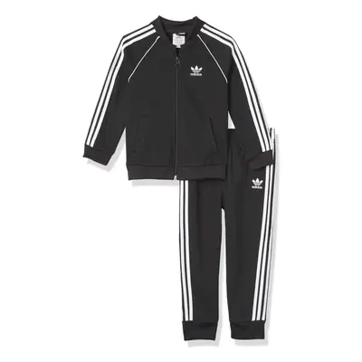 adidas Originals unisex baby Adicolor Superstar Tracksuit Black/White