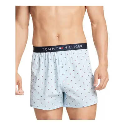 Tommy Hilfiger Men's Underwear Slim Fit Woven Boxer Ice Medium