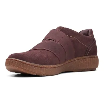 Clarks Womens Caroline Holly Oxford Burgundy Suede