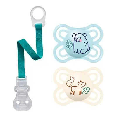 Perfect Day & Night Dummies incl.2 Steril.Boxes + BabyFehn Pacifier Holder