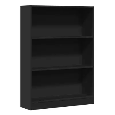 (black, x x cm) vidaXL Book Cabinet Display Rack Bookshelf Storage Shelf Rack Engineered Wood