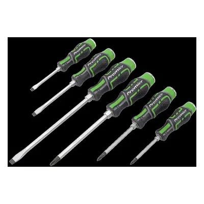 Hammer-Thru Screwdriver Set Hi-Vis Green 6pc