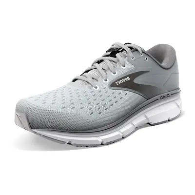 Brooks Men's Dyad Running Shoe - Grey/Black/White - Medium