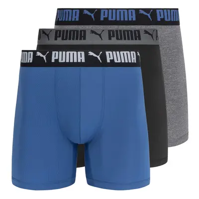 PUMA Men's Pack Athletic Fit Boxer Briefs Star Sapphire X-Large