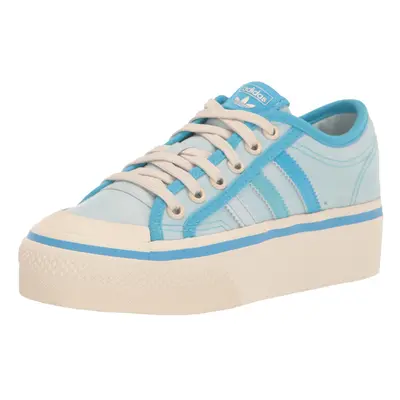 adidas Originals Nizza Platform Skate Shoe Almost Blue/Sky Rush/Chalk