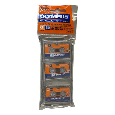 Olympus Microcassette System XB60 3-PACK