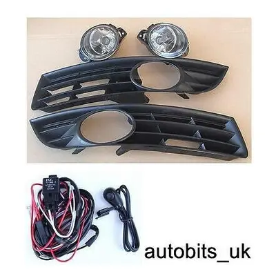 VW PASSAT 3C B6 56 58 60 FOG LIGHTS LIGHT LAMPS & GRILLES + WIRING