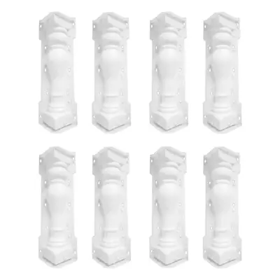 4 set 60X14cm Roman Column Mold Balcony Garden Pool Fence Cement Railing Plaster Concrete Mold C