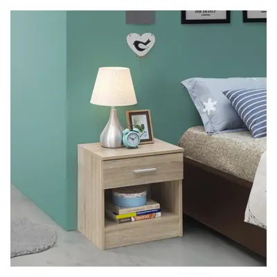 Rio Costa Bedside Table Cabinet Nightstand Drawer Side Bedroom Furniture