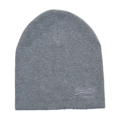 Superdry Vintage Logo Beanie - Light Grey Grit