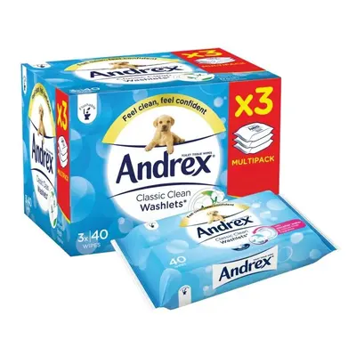 Andrex Classic Clean Washlets Pack [10069]