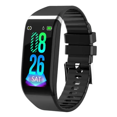 (Black) 1.14' Big Screen Real-time HR Blood Pressure 3D Dynamic UI 20Days Standby Smart Watch Ba