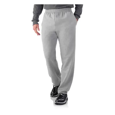 Fruit of the Loom Men's Elastic Bottom Sweatpant Steel Grey Size XX