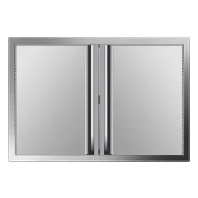 VEVOR BBQ Access Door 31W x 24H Inch Double BBQ Door Stainless Steel