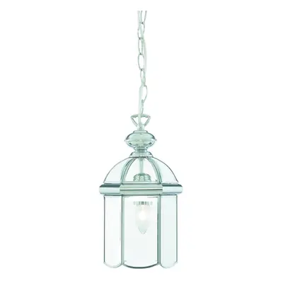 Searchlight 5131CC Lantern Chrome Domed Light Pendant.