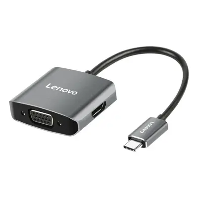 Original Lenovo C02 USB-C / Type-C to HDMI + VGA Converter