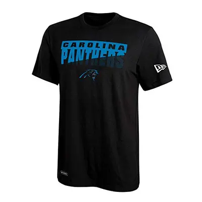 New Era NFL Men's Scoreboard Dri-Tek Short Sleeve Tee, Carolina Panthers X-Large