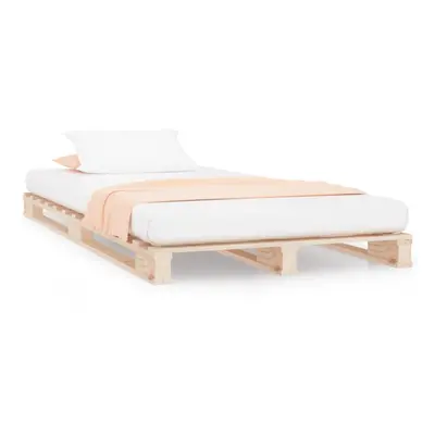 (natural, x cm) vidaXL Solid Wood Pine Bed Frame Wooden Bed Base Bedstead Mattress Foundation