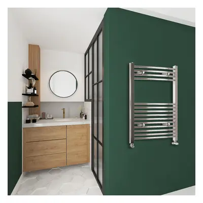 Clearance Sale Curved Bathroom Radiator Chrome 800x600mm