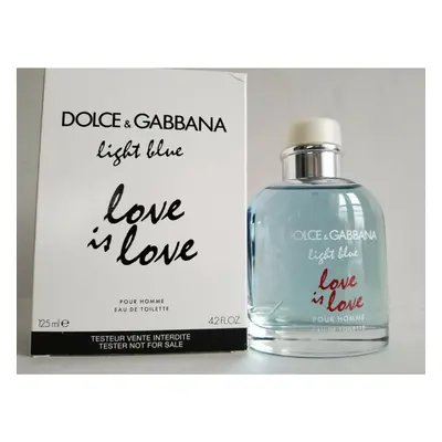 DOLCE & GABBANA LIGHT BLUE LOVE IS LOVE EDT4.2 fl.oz /125 ml-TESTER