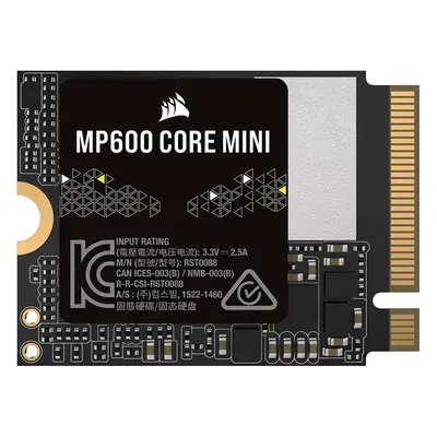 CORSAIR MP600 CORE MINI - SSD - TB - PCIe 4.0 x4 (NVMe)