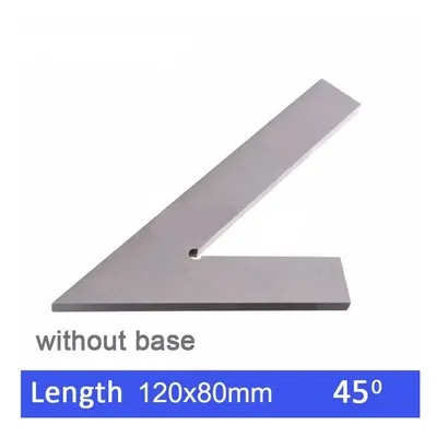 (120*80mm) 100*70mm 120*80mm 150*100 200*130mm Degree Square Ruler Angle Gauge with Wide Base St