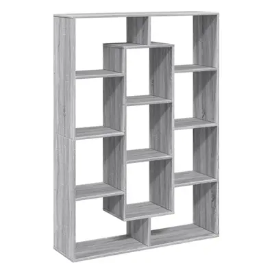 (grey sonoma, x x cm) vidaXL Book Cabinet Bookcase Storage Shelf Bookshelf Book Rack Engineered 