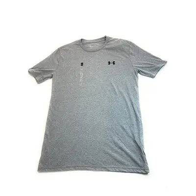 Under Armour Men's T-Shirt Cotton/Polyester Blend 035 Gray (Me