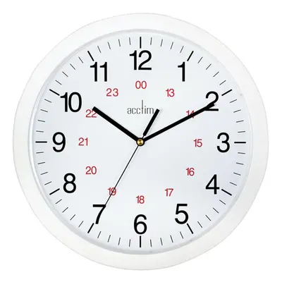 ACCTIM - Metro 35.5cm Quartz Movement Analogue Wall Clock, White