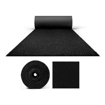 10 Metres Prestige Heavy Duty Black Carpet Runner Metres Wide