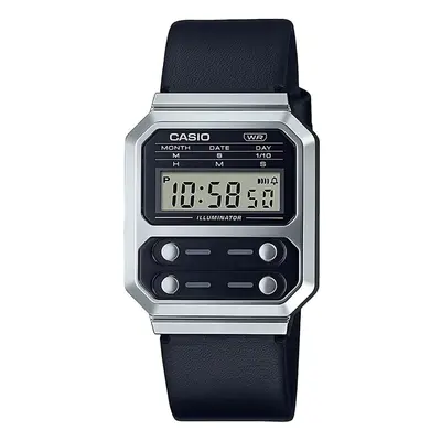 Casio VINTAGE EDGY A100WEL-1AEF Mens Wristwatch With Alarm