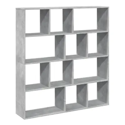 (concrete grey, x x 141.5 cm) vidaXL Book Cabinet Bookcase Storage Shelf Bookshelf Book Rack Eng