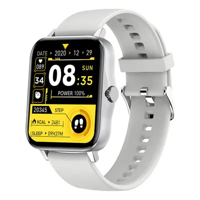 (Silver gray) 1.75 inch 320*385px Touch Screen Bluetooth Call Heart Rate Monitor Custom Dial 300