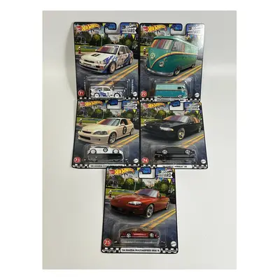 Hot Wheels Boulevard Car Set Real Riders 1:64 Scale GJT68 979Q