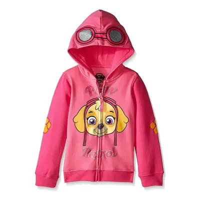 Paw Patrol Little Girls' Skye Toddler Hoodie Hot Pink/Heather Pink