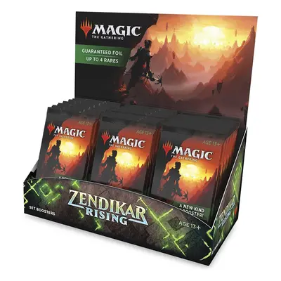 Magic: The gathering Zendikar Rising Set Booster (30 Packs & Box Topper)