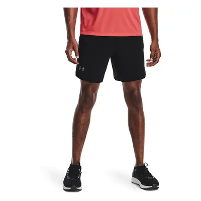 Under Armour mens Launch Run 7-inch Shorts Black/Reflective XX-Lar